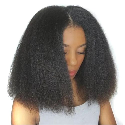 Cline Hair LEA 13x1 Lace Front Wig Kinky Straight Human Hair