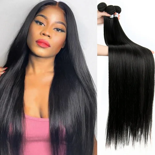 Cline Hair HPN15000 Straight Hair Weave Bundles Extension