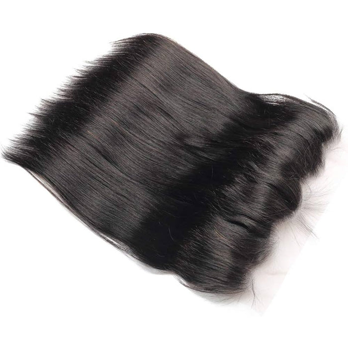 Cline Hair 13x4 Lace Frontal Pre Plucked Straight Remy Virgin Human Hair