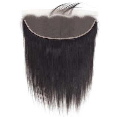 Cline Hair 13x4 Lace Frontal Pre Plucked Straight Remy Virgin Human Hair