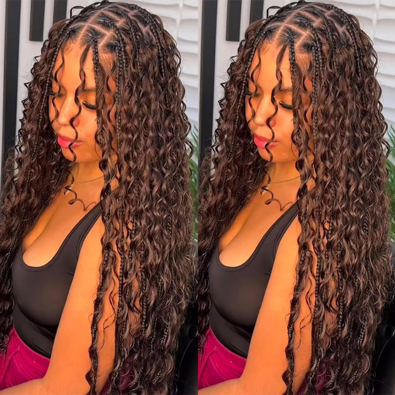 Cline Hair Deep Wave Bulk Human Hair for Braiding