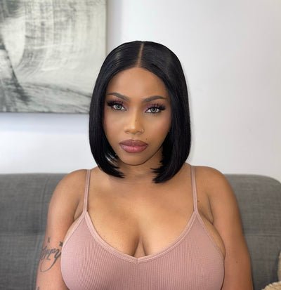 Cline Hair JOY 4x1 Lace Parting Wig Straight Human Hair