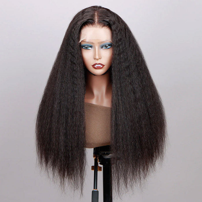 Cline Hair MATHILEDE 13x4 Lace Frontal Wig Kinky Straight Human Hair