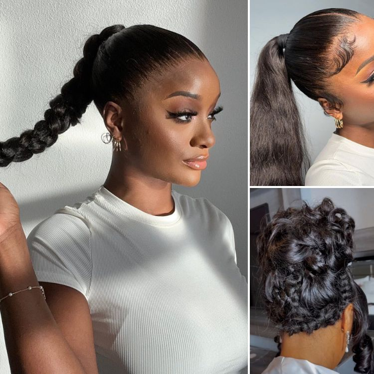 Cline Hair QUEEN Full Lace Wig Silky Straight Virgin Human Hair