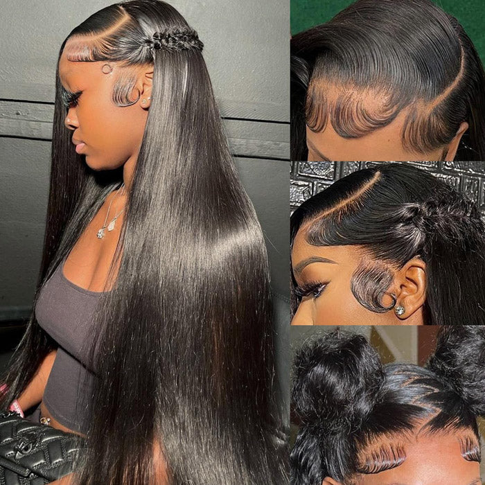 Cline Hair QUEEN Full Lace Wig Silky Straight Virgin Human Hair