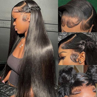 Cline Hair QUEEN Full Lace Wig Silky Straight Virgin Human Hair