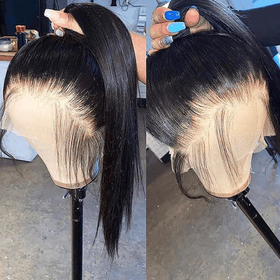 Cline Hair QUEEN Full Lace Wig Silky Straight Virgin Human Hair