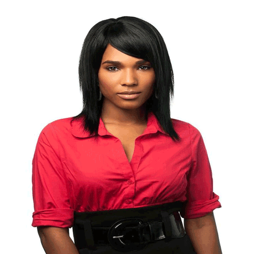Cline Hair PLATINUM Natural Wig Straight Human Hair