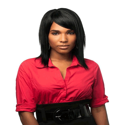 Cline Hair PLATINUM Natural Wig Straight Human Hair
