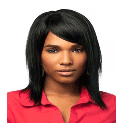 Cline Hair PLATINUM Natural Wig Straight Human Hair