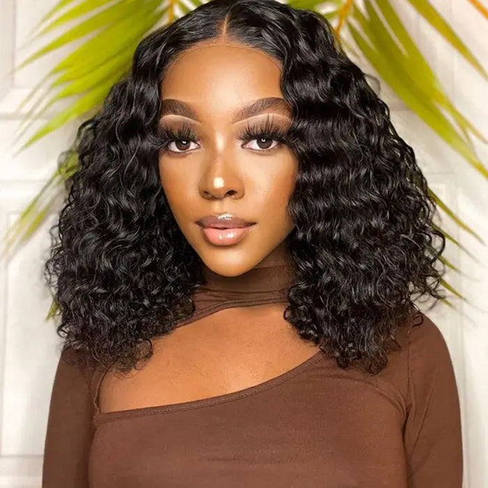 Cline Hair NORA 4x4 Lace Closure Wig Deep Wavy Human Hair