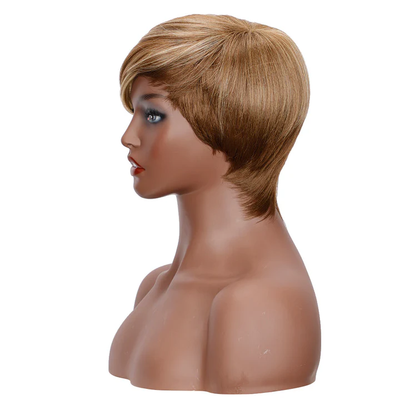 Perruque Synthétique KISLY- Wig Semi Naturel Lisse Courte-Sleek Hair