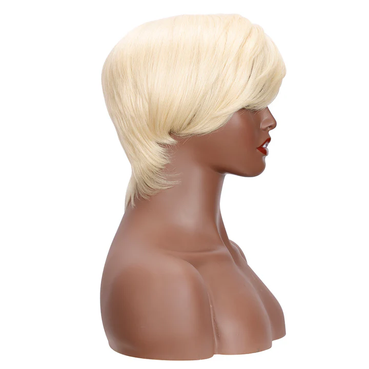 Perruque Synthétique KISLY- Wig Semi Naturel Lisse Courte-Sleek Hair